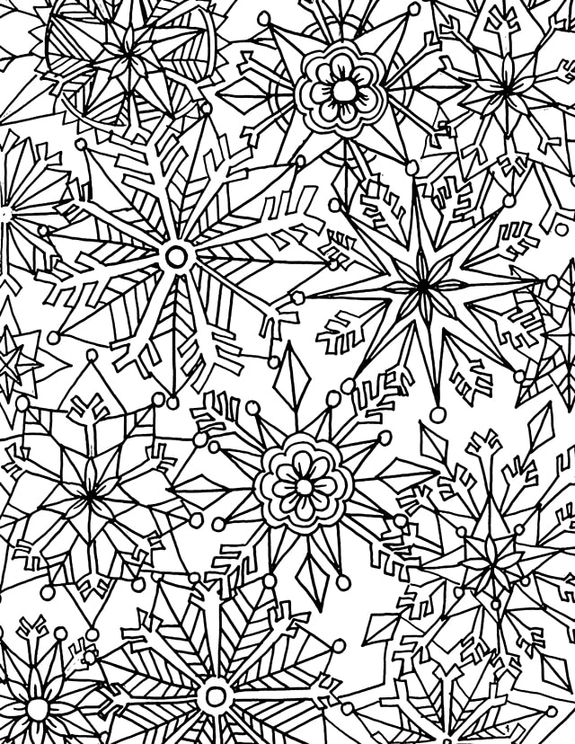 37 Free Winter Coloring Pages for Adults Happier Human