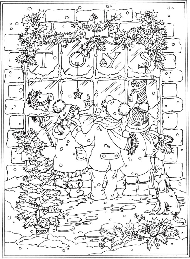 winter wonderland coloring pages for adults | winter themed coloring pages for adults | free winter coloring pages for adults