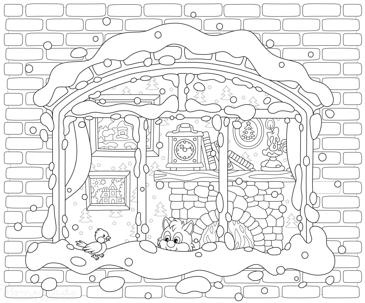 disney winter coloring pages | scenery coloring pages for adults | character coloring pages for adults