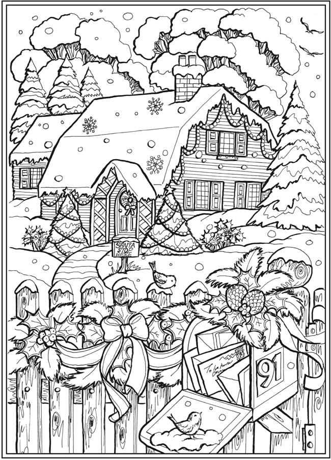 winter coloring pages pdf | winter coloring skin | free online winter coloring pages