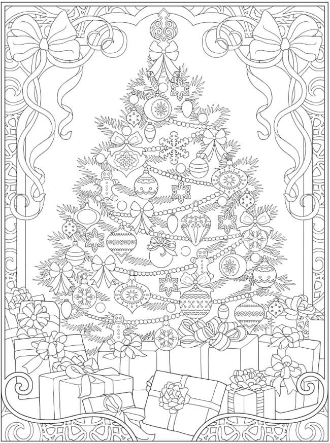 Wonderful Christmas Gifts | christmas disney coloring pages | christmas cat coloring pages