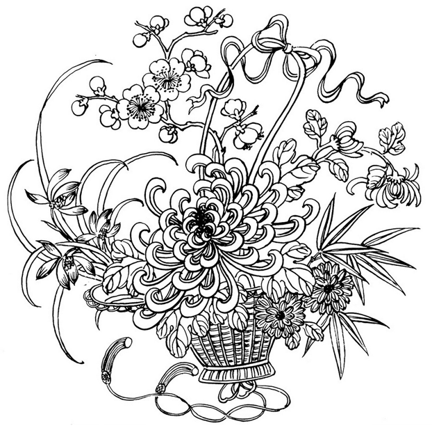 flower coloring pages for adults pdf | flower coloring pages pdf | flower coloring pages for adults