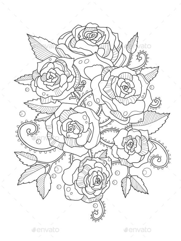 flower coloring pages for adults | butterfly and flower coloring pages for adults | free printable flower coloring pages for adults advanced