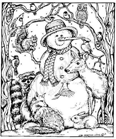 blank snowman coloring pages | cute snowman coloring pages | cute snowman coloring pages