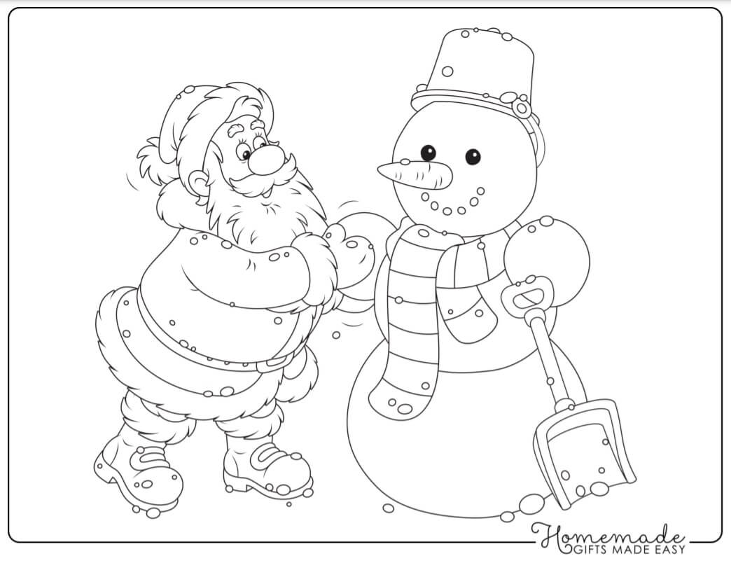 cute snowman coloring pages | simple snowman coloring page | snowman mask coloring pages