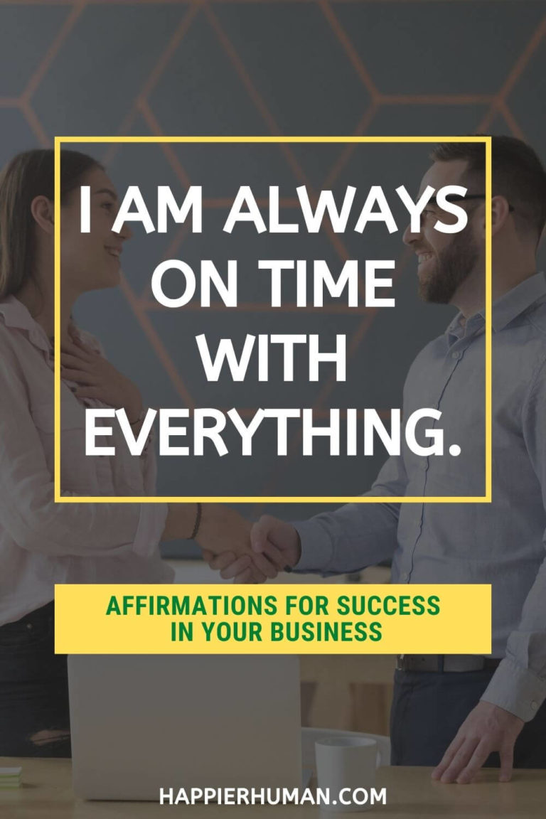 50 Affirmations for Success in Your Business - Happier Human