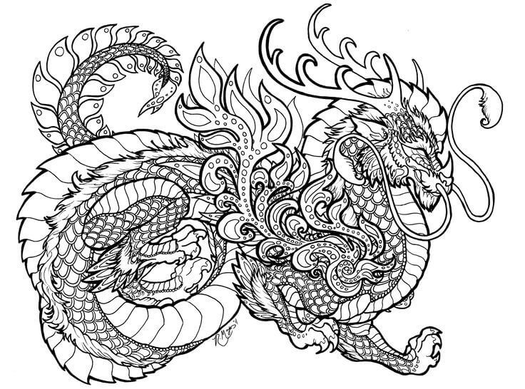 dragon coloring pages for kids | how to train your dragon coloring pages | japanese dragon coloring pages