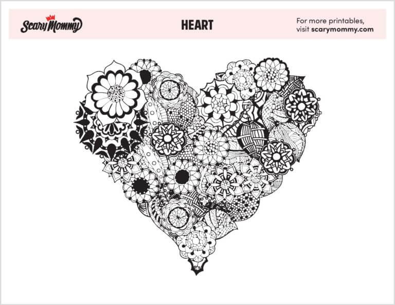 heart coloring pages for toddlers | heart coloring pages for adults | human heart coloring pages for adults