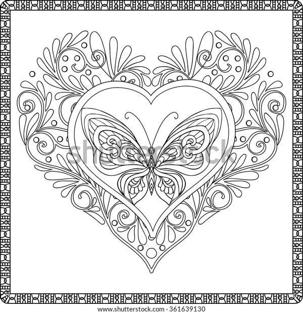 heart coloring pages for adults | human heart coloring pages for adults | free heart coloring pages for adults
