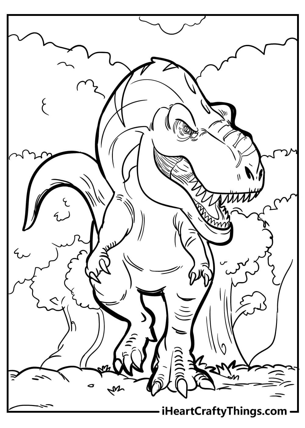 11 tyrannosaurus rex t rex coloring pages for all ages happier human