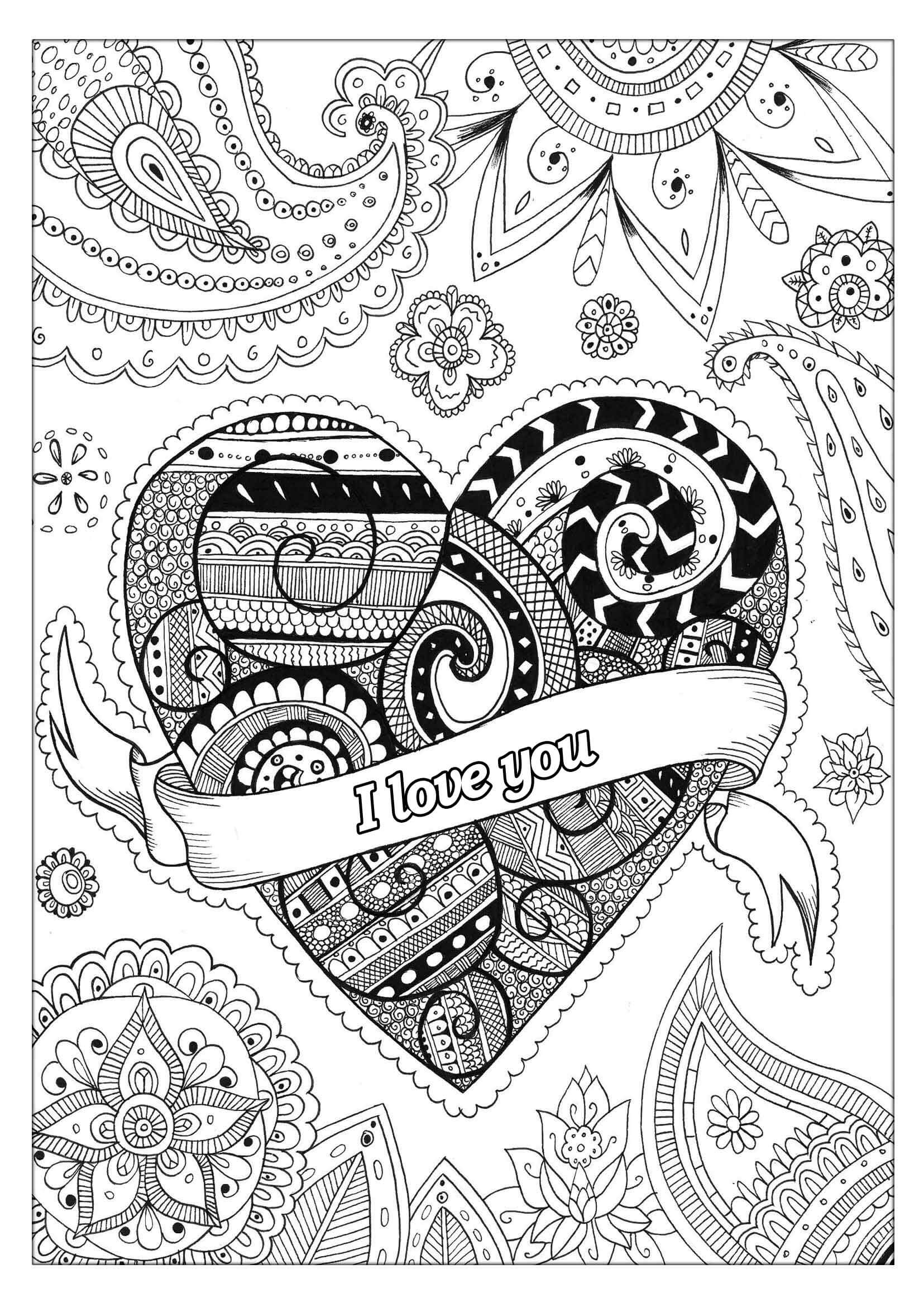 valentines day coloring pages for adults | valentines day coloring pages pdf | valentines day coloring pages disney
