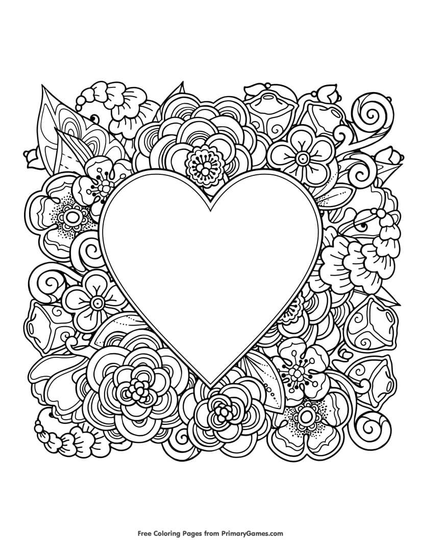 valentines day coloring pages hallmark | valentines day coloring pages for toddlers | valentines day coloring pages for adults pdf