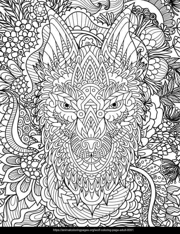 wolf coloring pages pdf | winged wolf coloring pages | howling wolf coloring pages