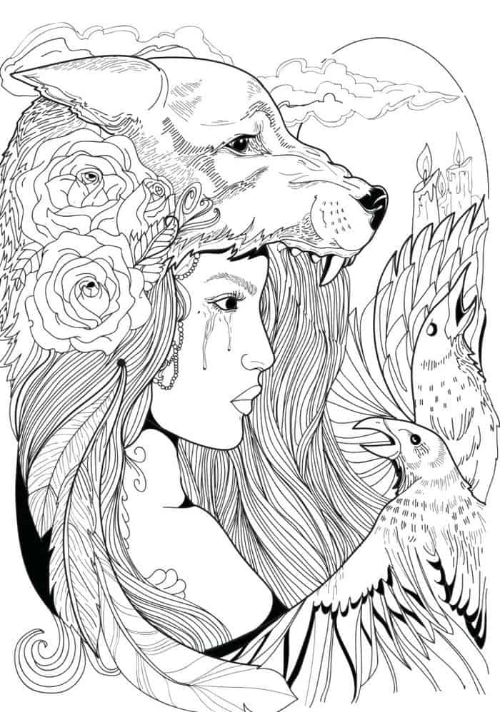 roxanne wolf coloring page | the boy who cried wolf coloring page | arctic wolf coloring page