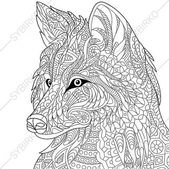 wolf coloring pages | big bad wolf coloring page | baby wolf coloring page
