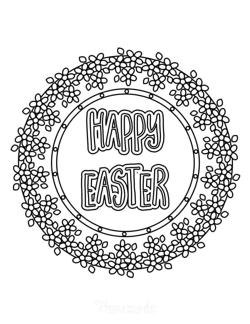 coloring pages for adults easter