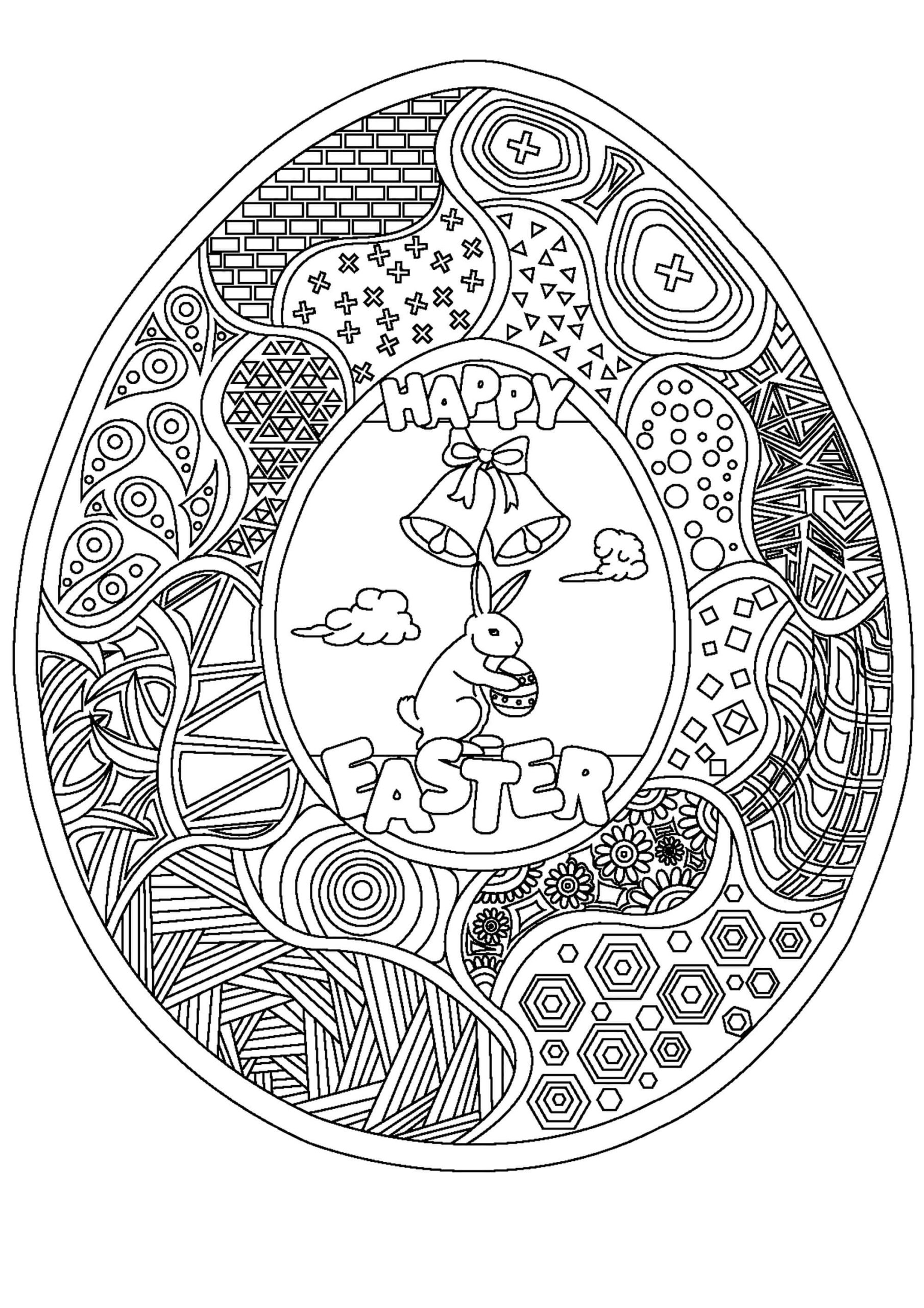 happy easter coloring pages for adults | adult easter coloring pages | creepy coloring pages for adults
