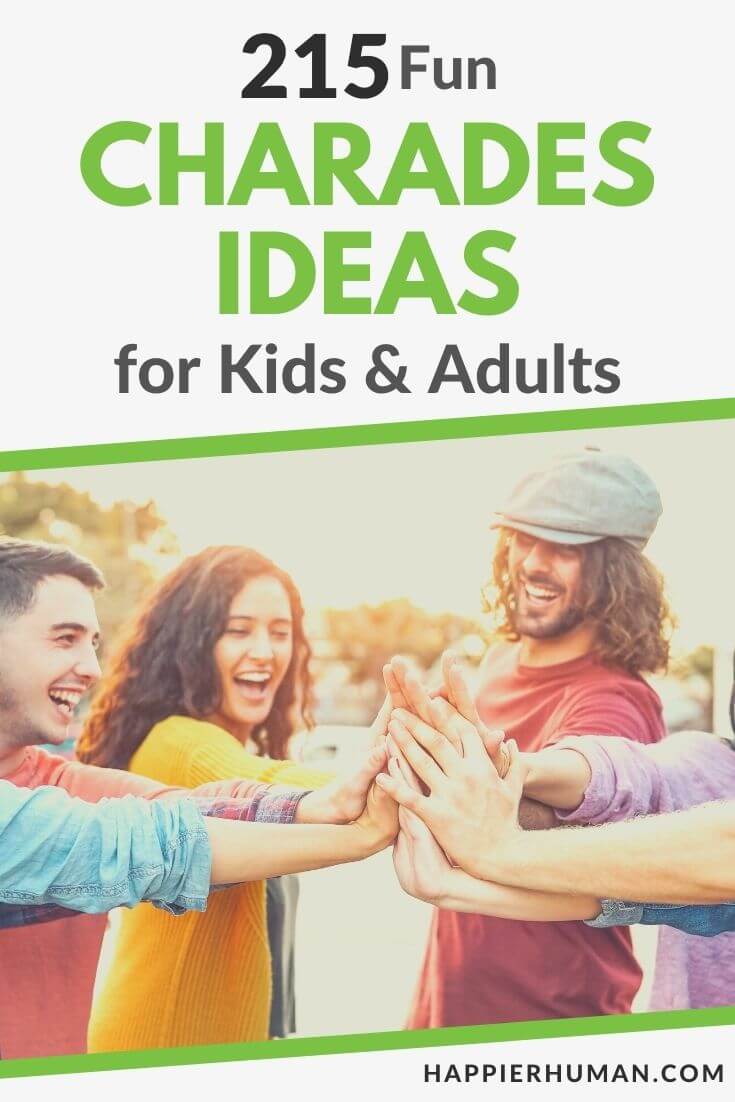 charades ideas | charades ideas adults | charades words