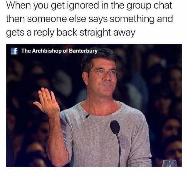 Group chat meme