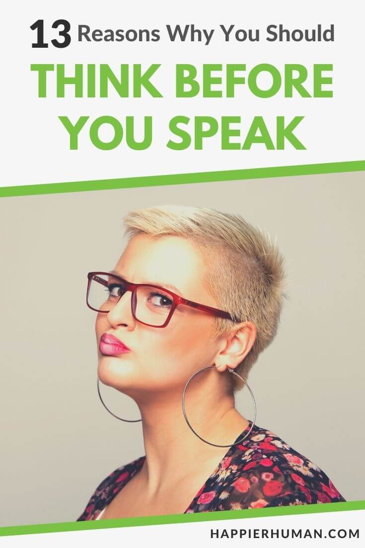 think before you speak | think before you speak meaning | think before you speak essay