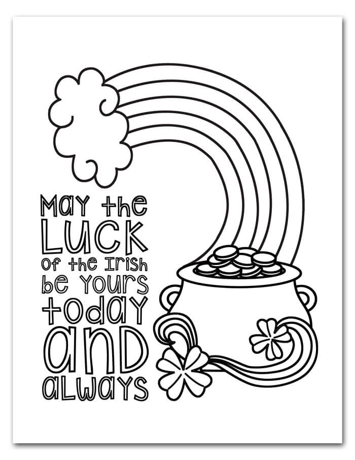 st patricks day pictures to print | st patricks day shamrock coloring page | St Patrick's Day Coloring Pages