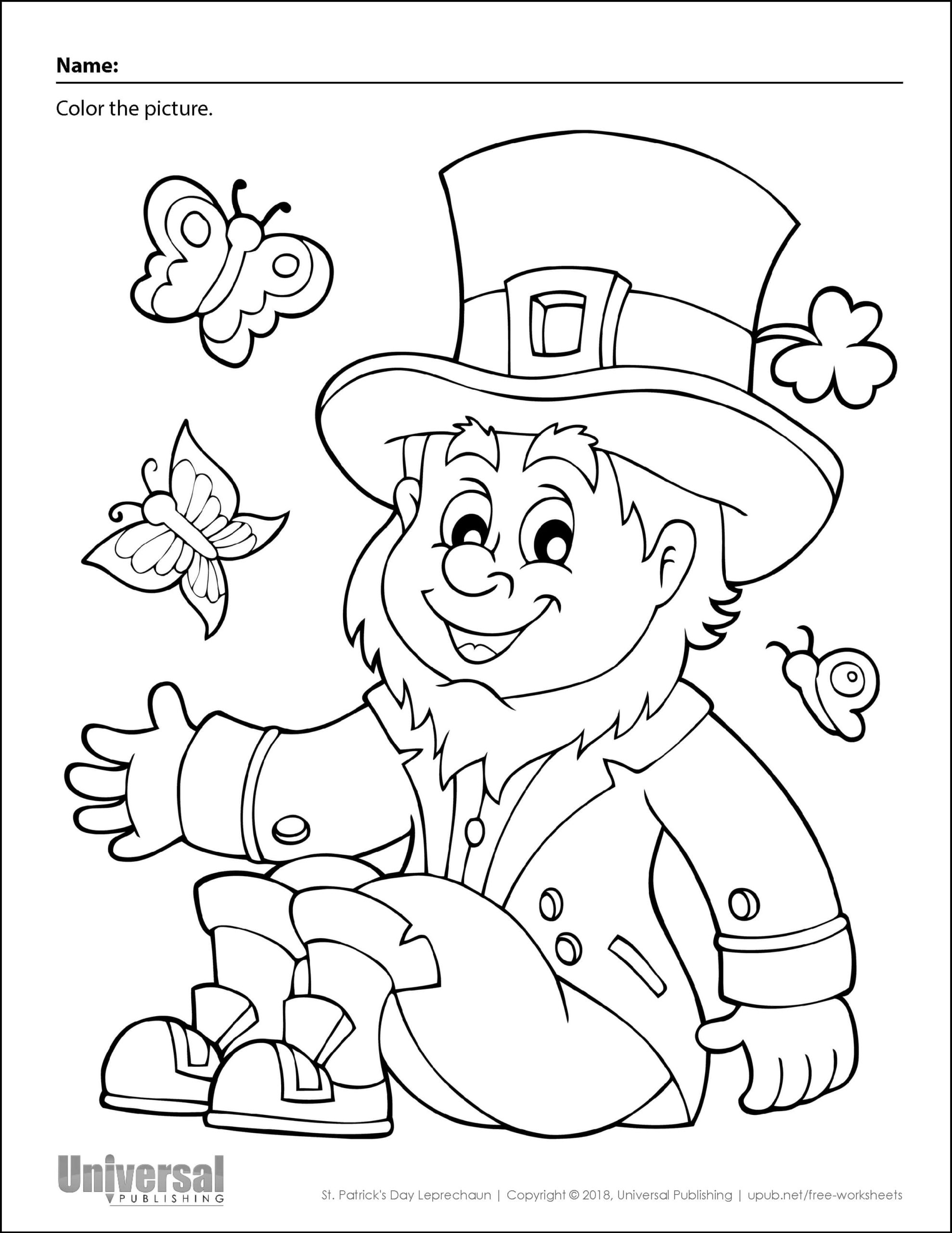 15 Printable St Patrick s Day Coloring Pages For Adults Kids Happier Human