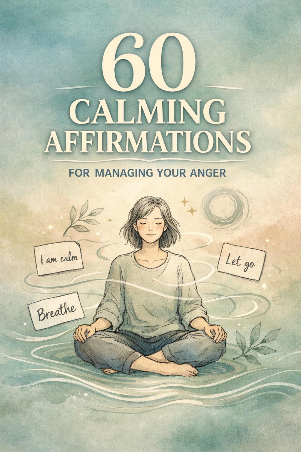 affirmations for anger | self calming statements for anger | affirmations to stop yelling