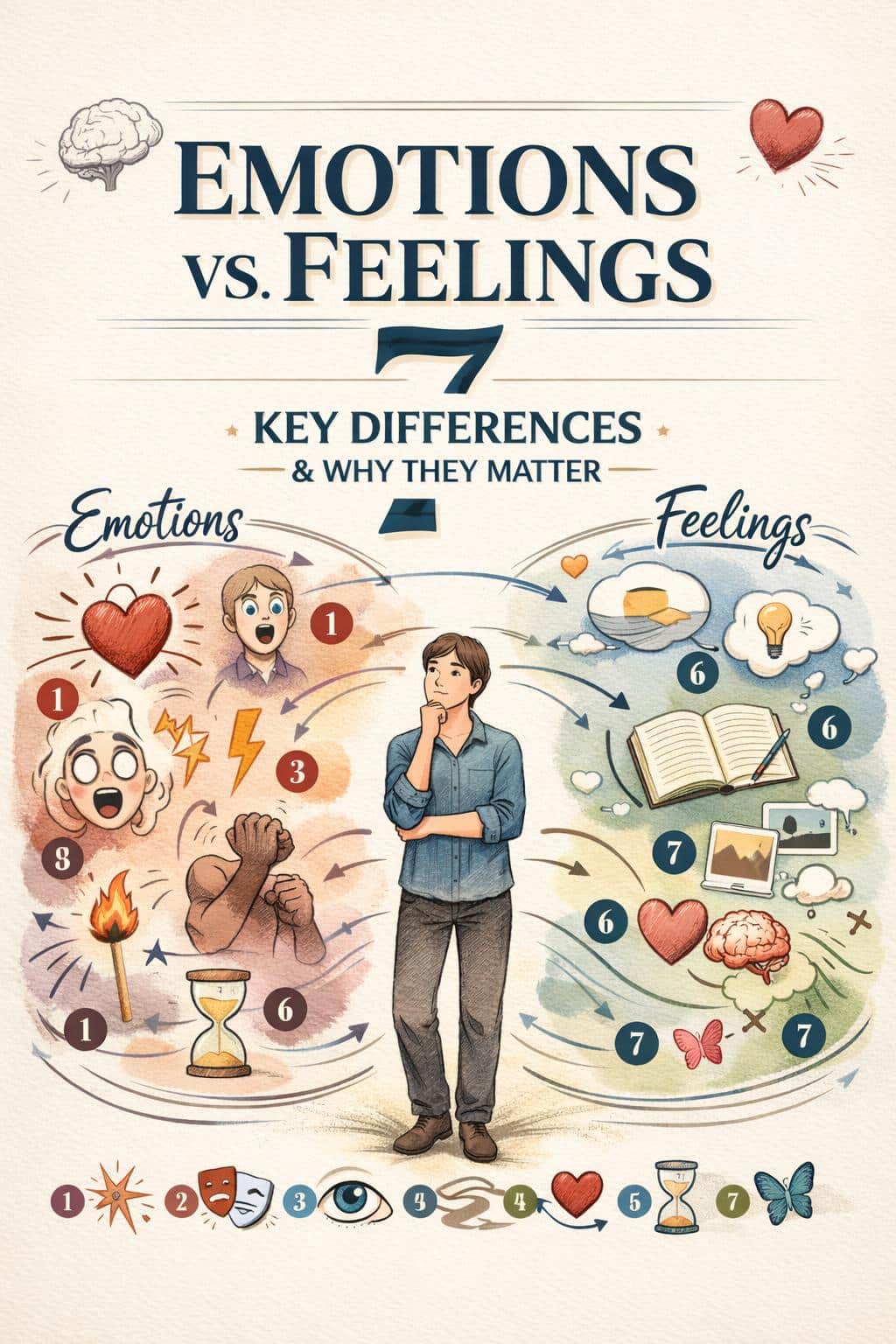 emotions vs feelings | key differences explained | emotional awareness guide