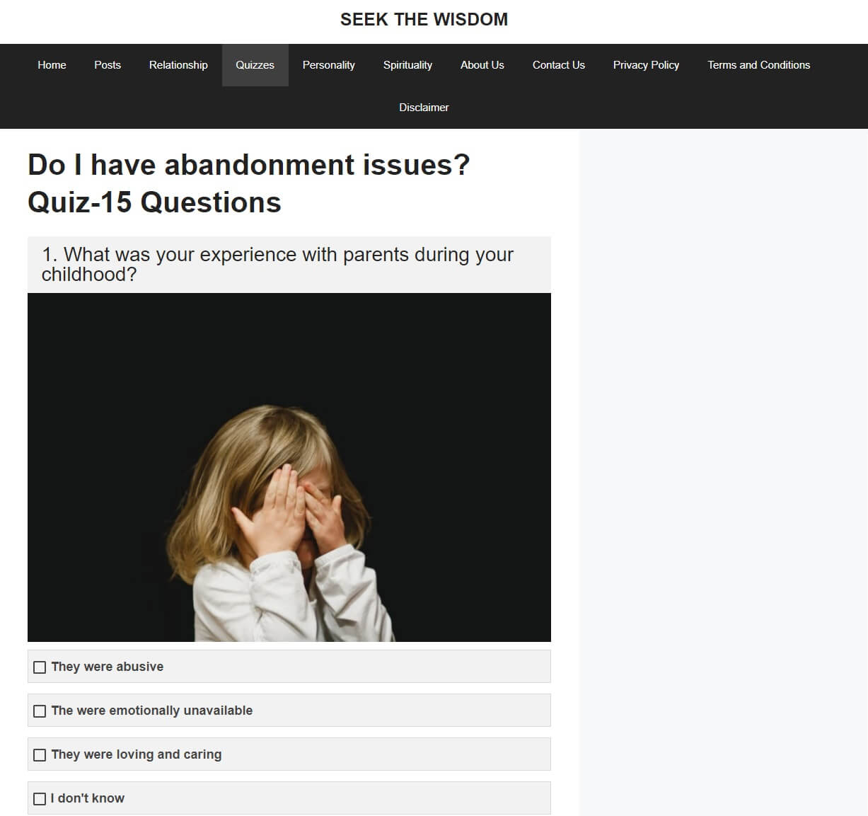 fear of abandonment | signs of abandonment issues | signs of abandonment issues in adults