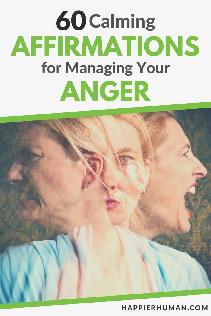 affirmations for anger | self calming statements for anger | affirmations to stop yelling