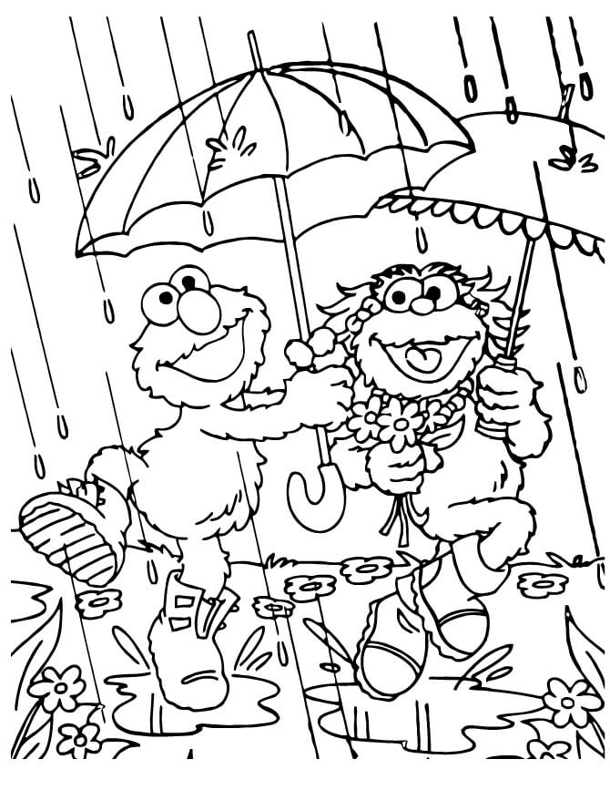 free printable rainy day coloring pages | what color is rainy day | rainy day date