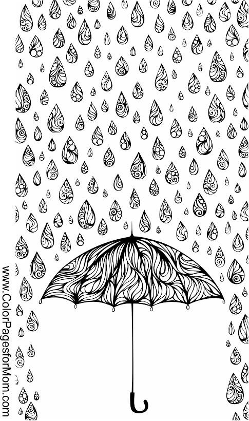 rainy day coloring pages for adults | rainy day coloring pages | rainy days or rainy day