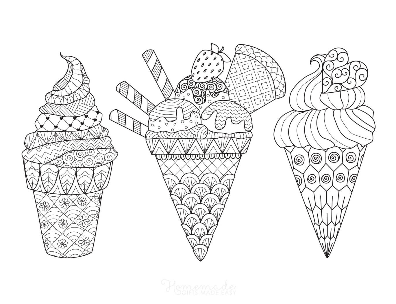 18 fun, free printable summer coloring pages for kids. Good ones!