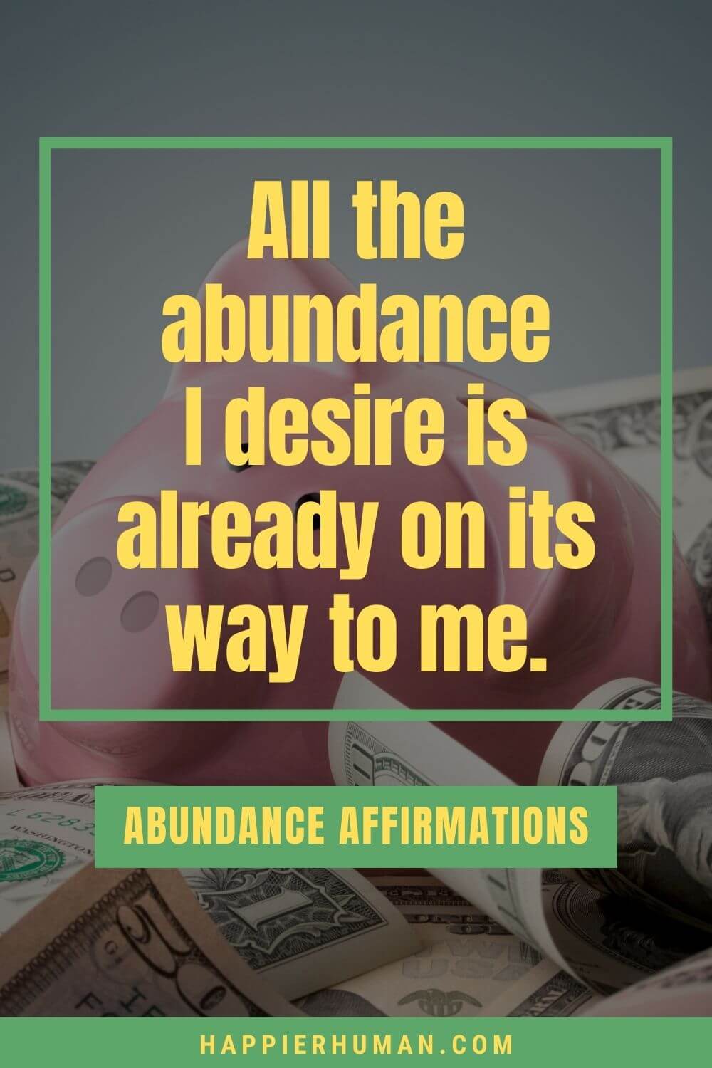 law of attraction money affirmations