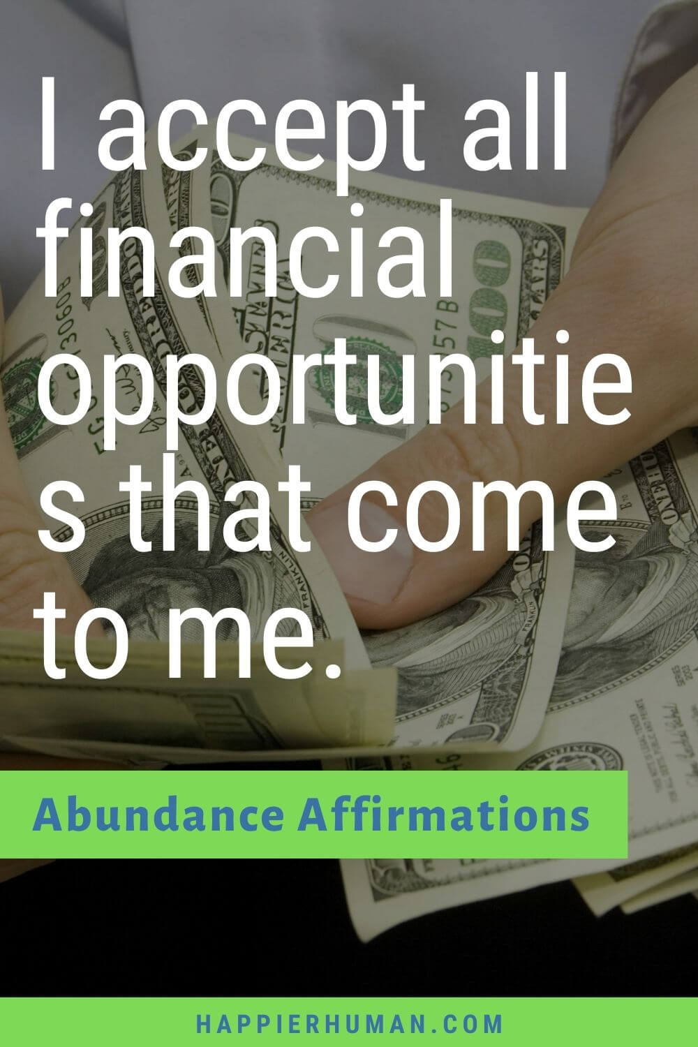 Abundance Affirmations - I accept all financial opportunities that come to me. | 10 money affirmations that really work | 7 most powerful money affirmations | moing affirmations for abundance