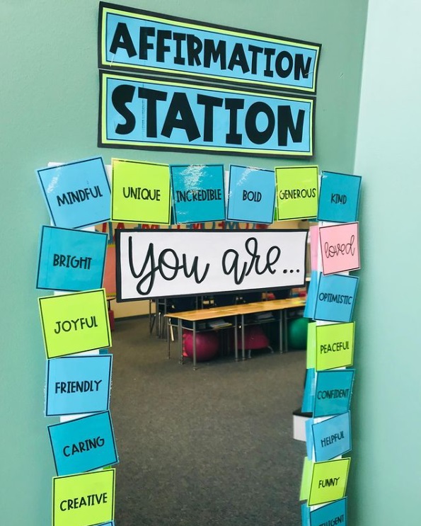 Positive Affirmation Bulletin Board