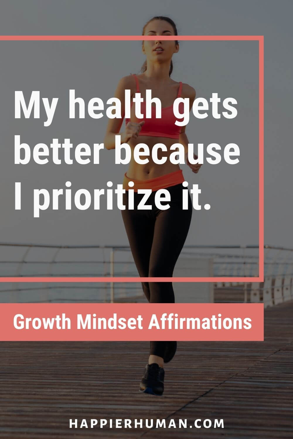 Growth Mindset Affirmations - My health gets better because I prioritize it. | growth mindset affirmations printable | growth mindset affirmations pdf | 10 growth mindset statements