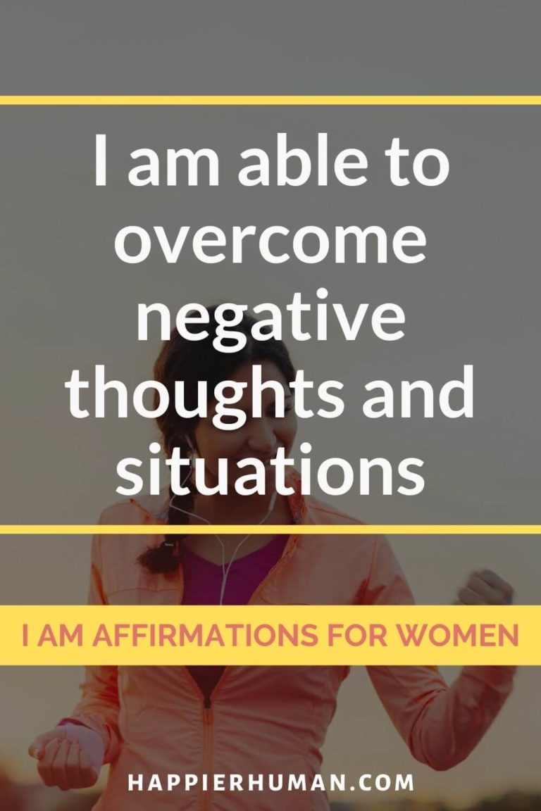 66 I Am Affirmations for Women to Give you a Daily Boost - Happier Human