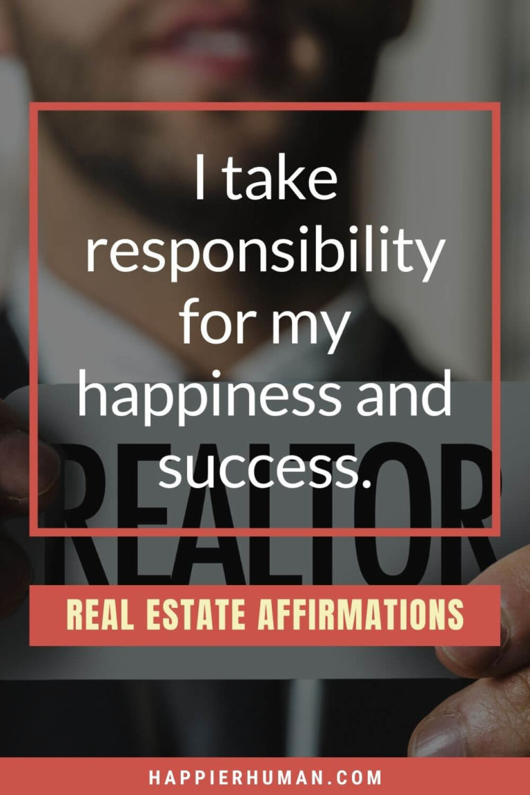 113 Real Estate Affirmations for Agents and Realtors Happier Human