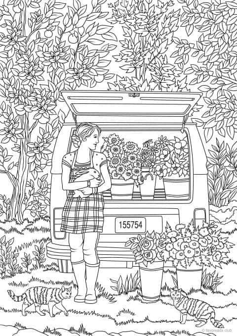 spring coloring pages for middle school | crayola coloring pages | spring coloring pages for adults