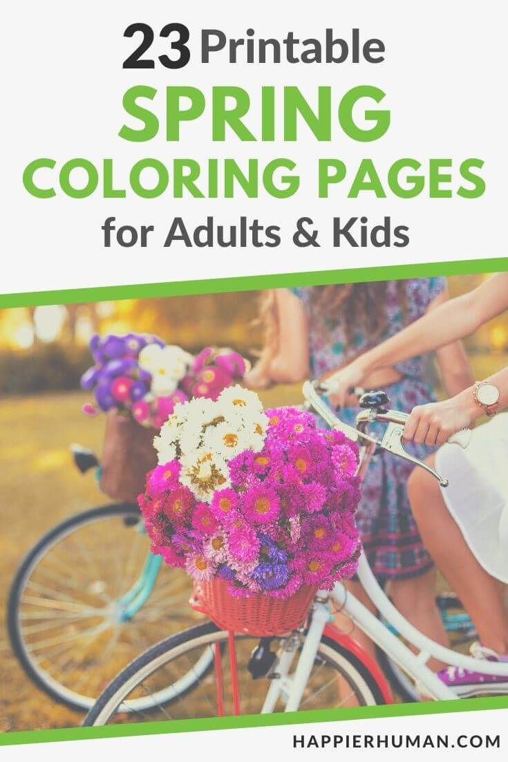 spring coloring pages | spring coloring pages printable pdf | spring coloring pages for adults