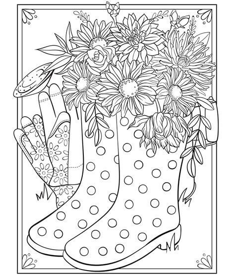 spring coloring pages printable pdf | spring coloring pages | easy spring coloring pages