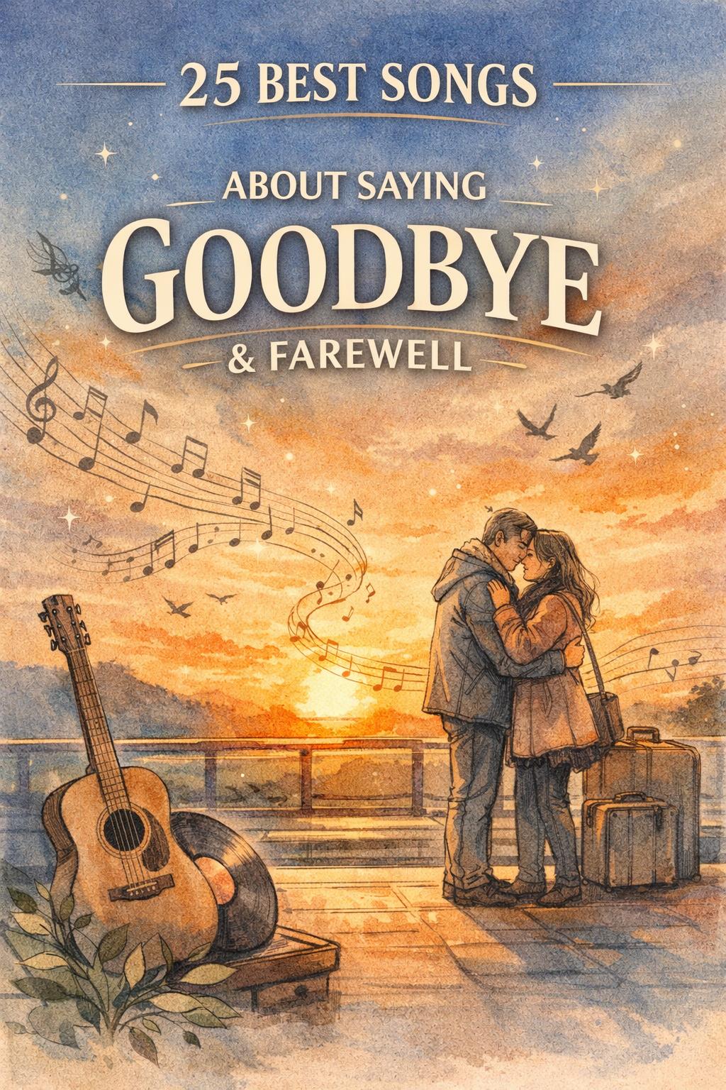 songs about saying goodbye | saying goodbye songs | good goodbye songs
