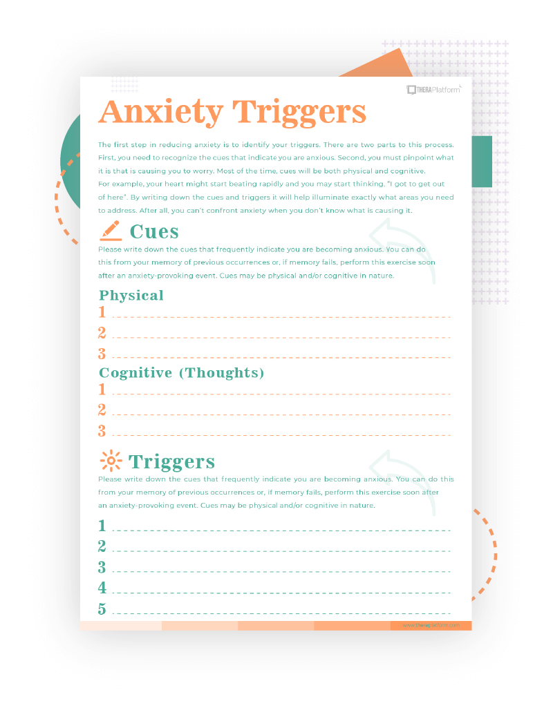 social anxiety worksheets for adults | social anxiety worksheets | anxiety worksheets pdf