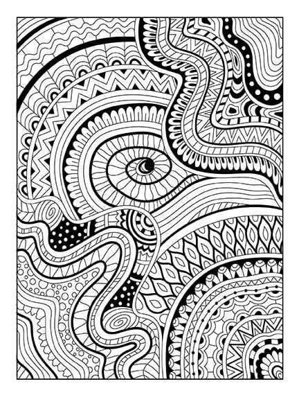 15 trippy psychedelic coloring pages for adults happier human