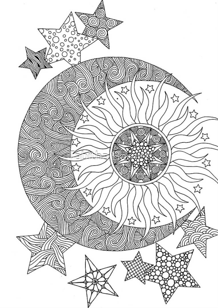 15 trippy psychedelic coloring pages for adults happier human