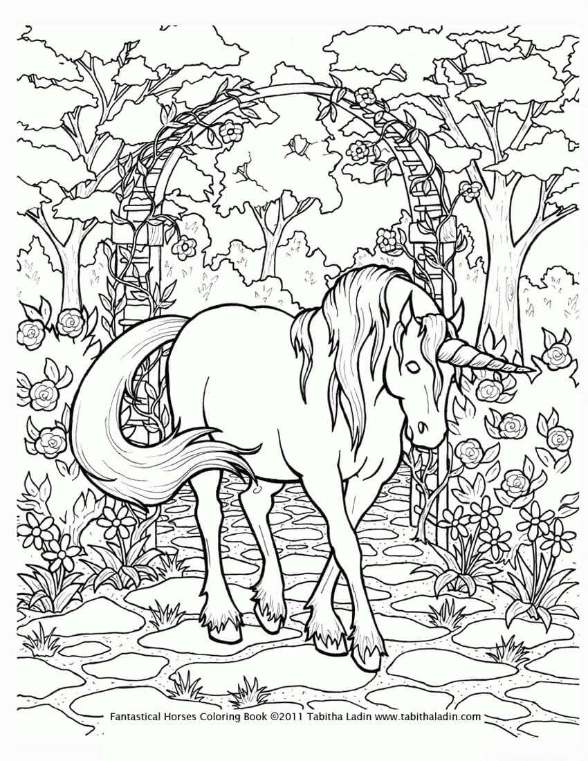 17 Printable Unicorn Coloring Pages for Adults Happier Human