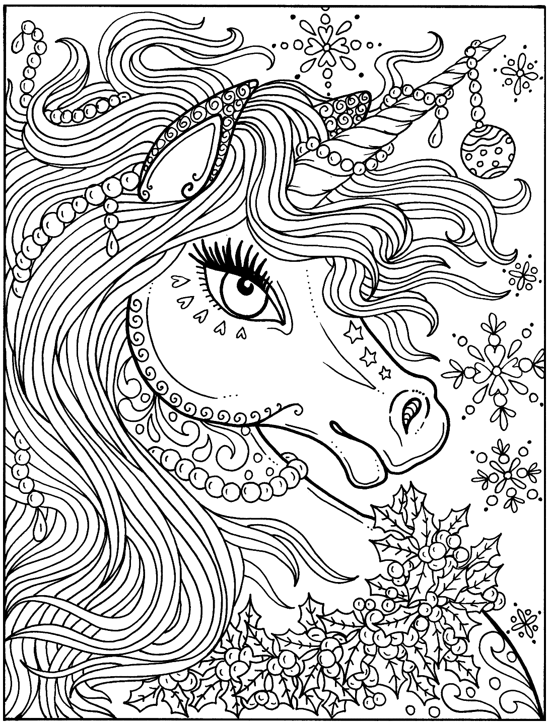 unicorn coloring book | unicorn coloring pages for adults | fairy and unicorn coloring pages