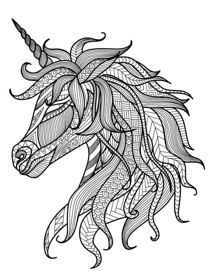 unicorn coloring pages for adults | coloring pages for adults benefits | free unicorn coloring pages for adults