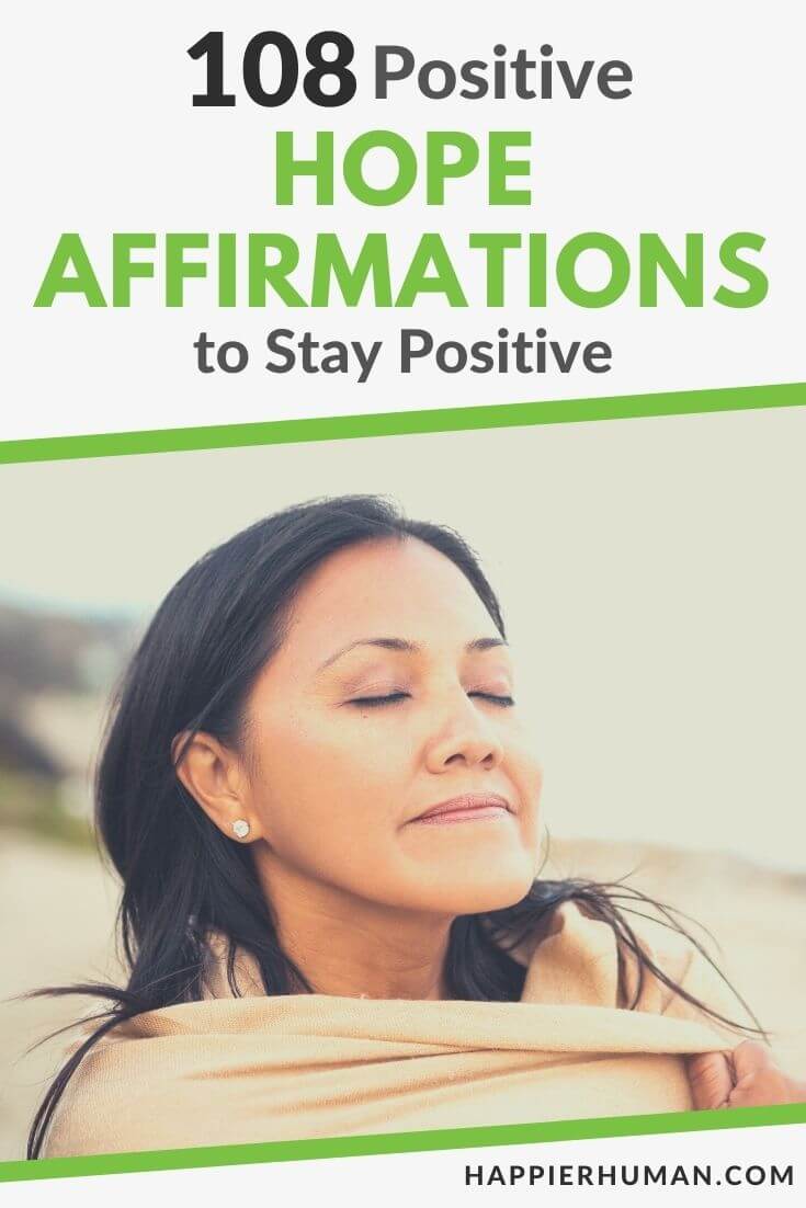 affirmations for hope | affirmations for hopelessness | affirmations for faith and trust